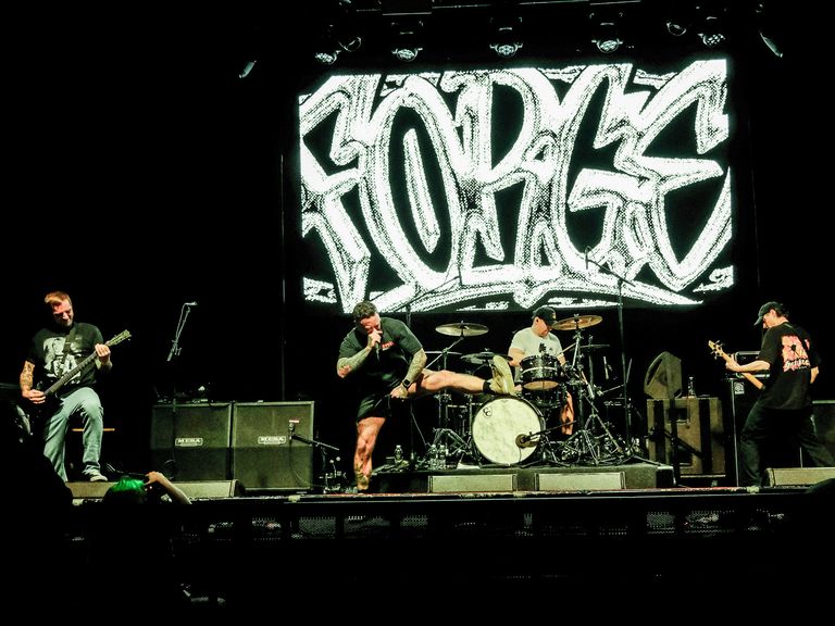 Forge performing live in Adelaide at Lion Arts Factory